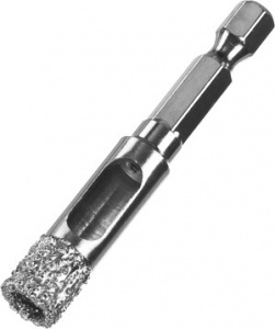 Сверло алмазное универсальное, технология ВВС, d=10 мм, хвостовик HEX 1/4", ЗУБР Профессионал 29865-