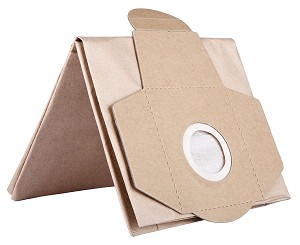 Мешок бумажный, ЗУБР ЗМБ, для пылесосов ЗППУ-1400-20, ЗППУ-1400-30, одноразовый, 5шт