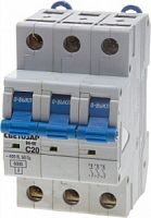 Выключатель автоматический СВЕТОЗАР 3-полюсный, 32 A, "C", откл. сп. 6 кА, 400 В