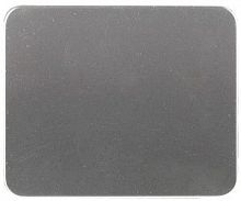Выключатель СВЕТОЗАР "ГАММА" одноклавишный, без вставки и рамки, цвет светло-серый металлик, 10A/~25