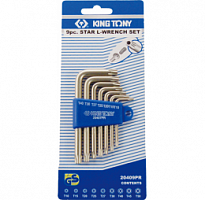 Набор ключей TORX KING TONY 20407PR