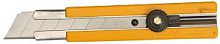 Нож OLFA с выдвижным лезвием, с резиновыми накладками, 25мм
