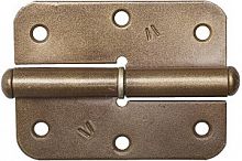 Петля накладная стальная "ПН-85", цвет бронзовый металлик, левая, 85мм