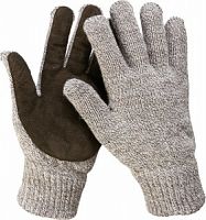 ЗУБР ПОЛЮС, размер L-XL, перчатки утепленные, с флисовой подкладкой и спилковым наладонником.