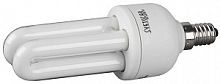 Энергосберегающая лампа СВЕТОЗАР "Стержень - 2U", цоколь E14(миньон), теплый белый свет (2700 К), 60