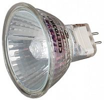 Лампа галогенная СВЕТОЗАР с защитным стеклом, цоколь GU5.3, диаметр 51мм, 75Вт, 220В