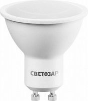 Лампа СВЕТОЗАР светодиодная "LED technology", цоколь GU10, яркий белый свет (4000К), 220В, 5Вт (35)
