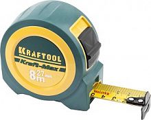 KRAFTOOL "Kraft-Max"  8м / 27мм мощная профессиональная рулетка со сверхшироким полотном