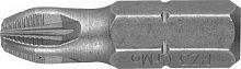 Биты ЗУБР "МАСТЕР" кованые, хромомолибденовая сталь, тип хвостовика C 1/4", PZ3, 25мм, 2шт