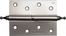 Петля дверная разъемная ЗУБР "ЭКСПЕРТ", 1 подшипник, цвет мат. никель (PN), правая, с крепежом, 100х