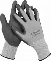 Перчатки ЗУБР "МАСТЕР" для точных работ с полиуретановым покрытием, размер M (8)