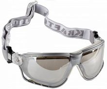 KRAFTOOL SG-5F Прозрачные, очки защитные открытого типа, эластичная наголовная лента, непрямая венти