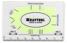 Kraftool Crystal SUPER CARD 50 х 80 мм, компактный уровень