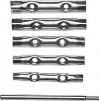 Набор DEXX: Ключи трубчатые, 8-17мм, 6 предметов