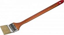 Кисть радиаторная угловая ЗУБР "УНИВЕРСАЛ-МАСТЕР", светлая натуральная щетина, деревянная ручка, 75м